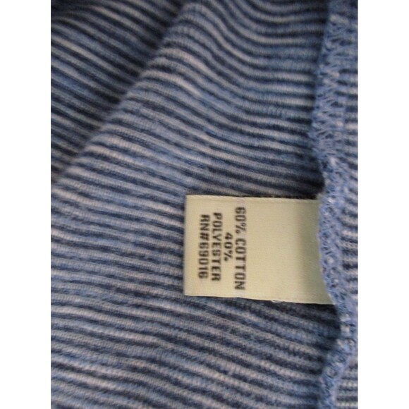 Ruff Hewn Women's Top Size XL Long Sleeve V Neck Blue - Picture 4 of 5